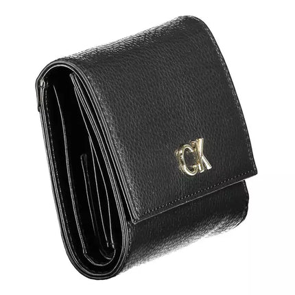 Black Polyethylene Women Wallet