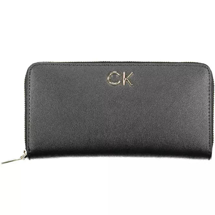 Black Polyethylene Women Wallet