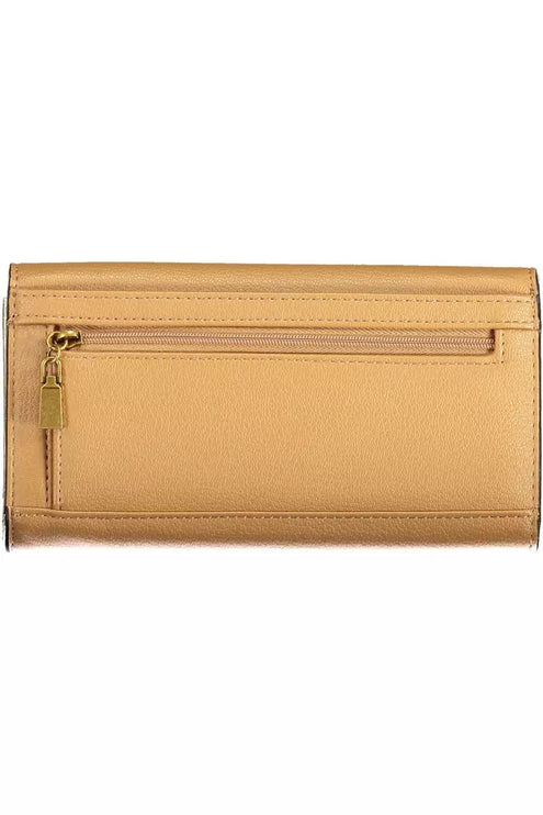 Elegante Beige Polyethyleen Vrouwen Portemonnee