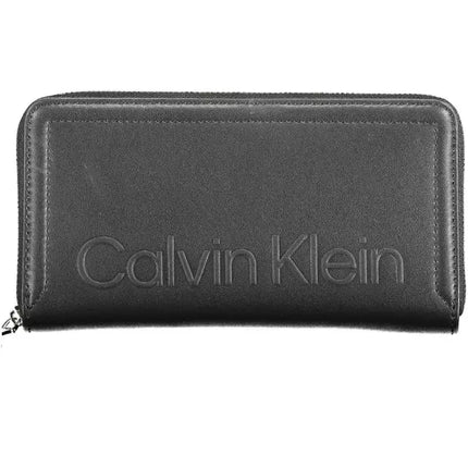 Black Polyethylene Women Wallet