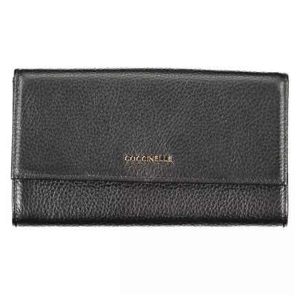 Black Leather Women Wallet