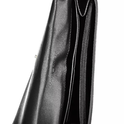 Black Polyethylene Women Wallet