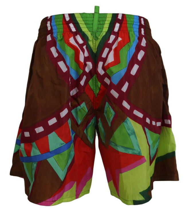 Estilo de boxer de múltiples pantalones de natación multicolores