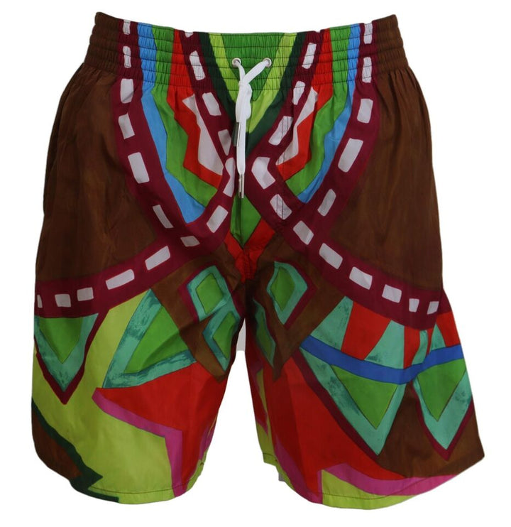 Estilo de boxer de múltiples pantalones de natación multicolores