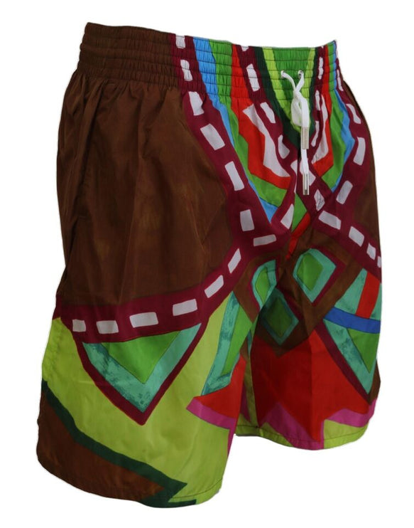 Estilo de boxer de múltiples pantalones de natación multicolores