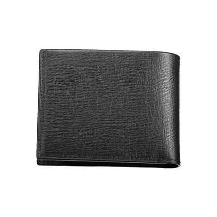 Black Polyester Men Wallet