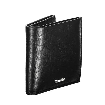 Black Polyester Men Wallet