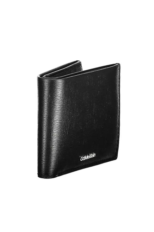 Black Polyester Men Wallet