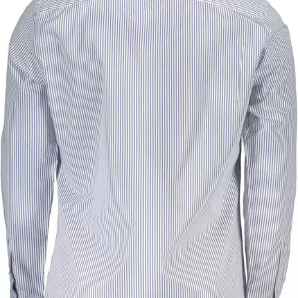 White Cotton Men Shirt