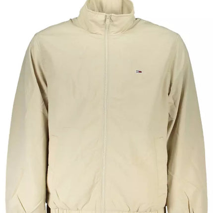 Beige Polyamide Men Jacket