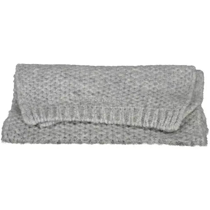 Gray Alpaca Women Scarf