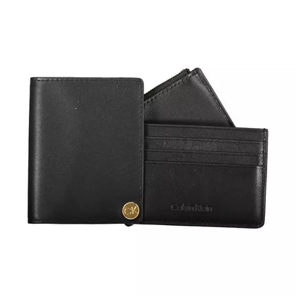 Black Leather Men Wallet