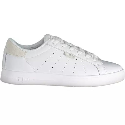 White Leather Women Sneaker