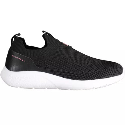 Black Synthetic Women Sneaker