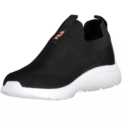 Black Synthetic Women Sneaker