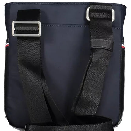 Blue Polyester Men Shoulder Bag