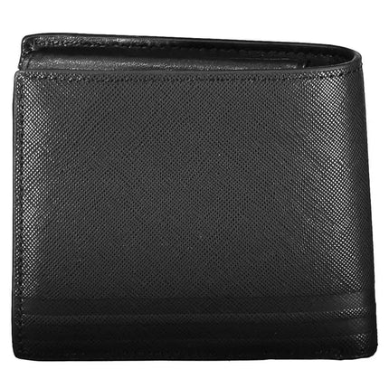 Black Leather Men Wallet