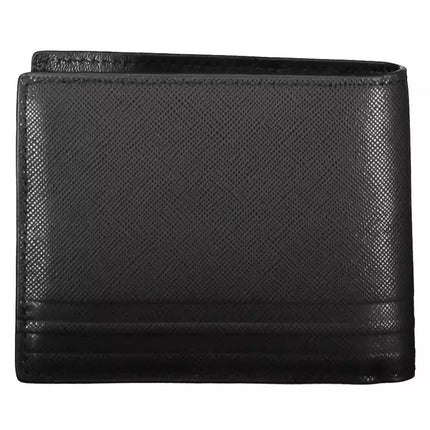 Black Leather Mens Wallet