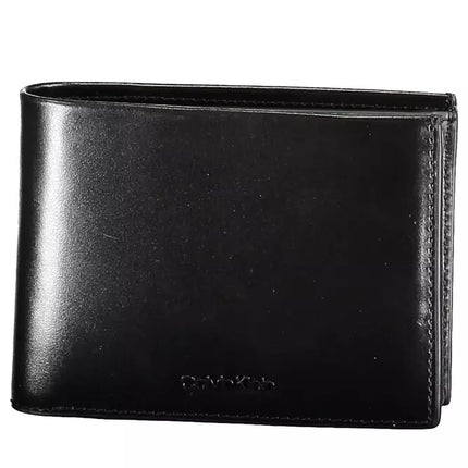 Black Leather Men Wallet