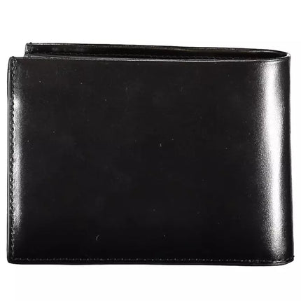 Black Leather Men Wallet