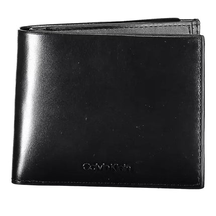 Black Leather Men Wallet