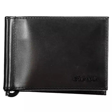 Black Leather Men Wallet