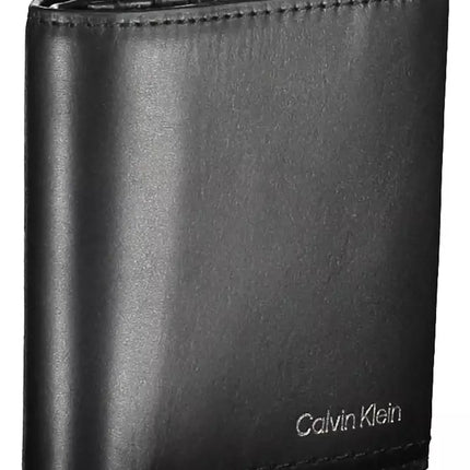 Black Leather Men Wallet