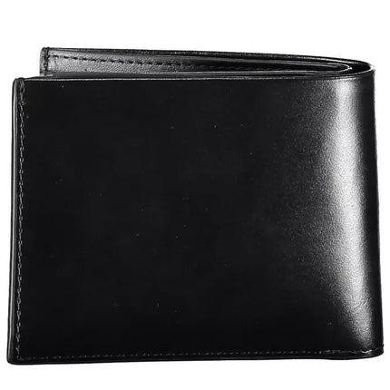 Black Leather Men Wallet