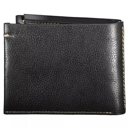 Portefeuille en cuir noir élégant pour l'homme moderne