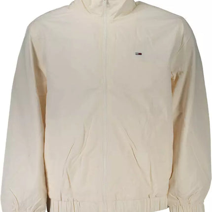 White Polyamide Men Jacket