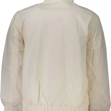 White Polyamide Men Jacket