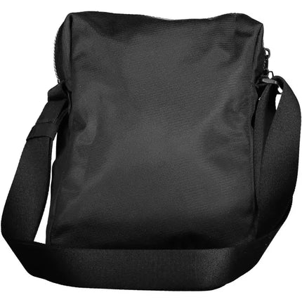 "Black Polyester Mens Shoulder Bag"