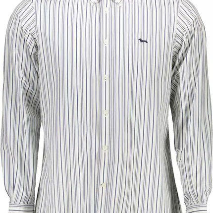 White Cotton Men Shirt