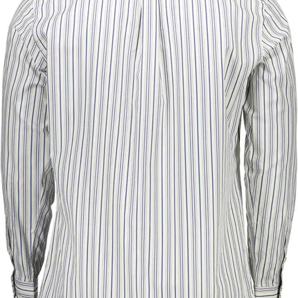 White Cotton Men Shirt