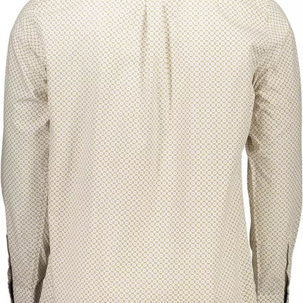 White Cotton Men Shirt