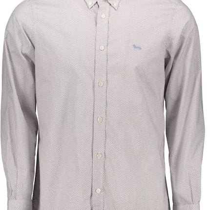 White Cotton Men Shirt