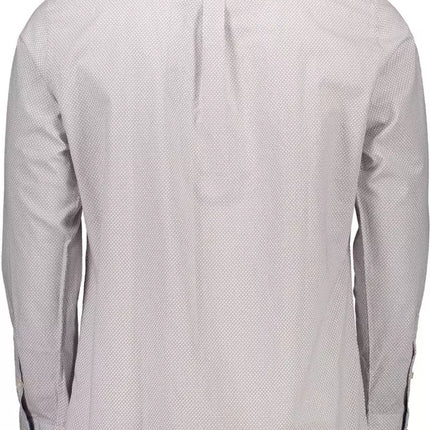 White Cotton Men Shirt