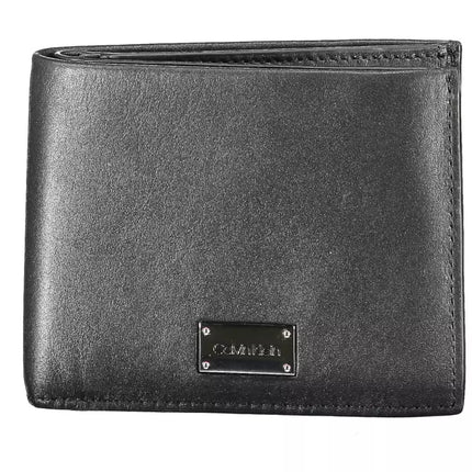 Black Leather Men Wallet