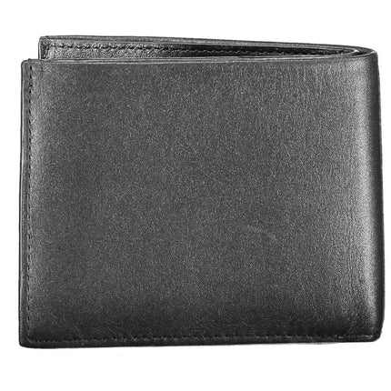 Black Leather Men Wallet