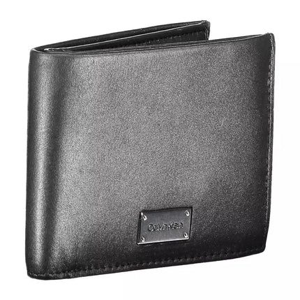 Black Leather Men Wallet