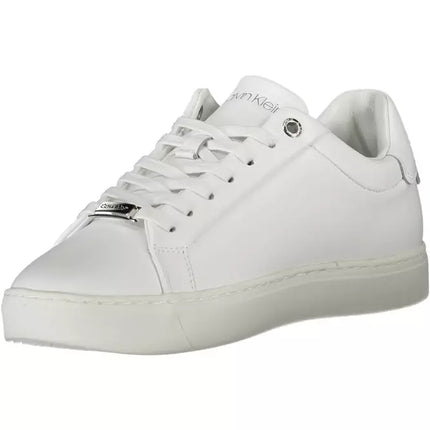 White Leather Women Sneaker