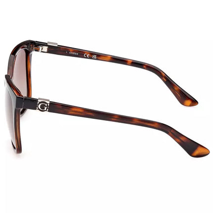 Chic Brown Square frame zonnebril