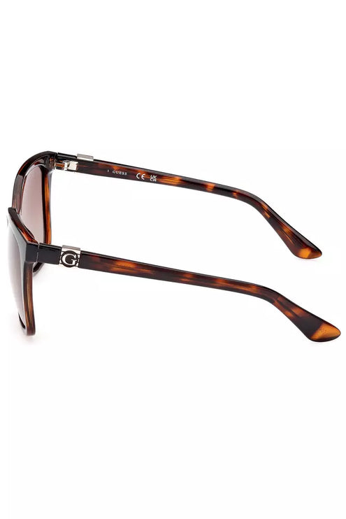 Chic Brown Square frame zonnebril