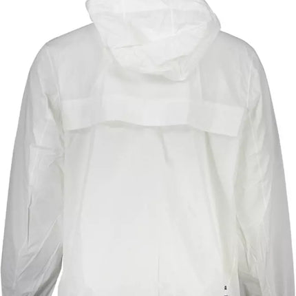 White Polyamide Men Jacket