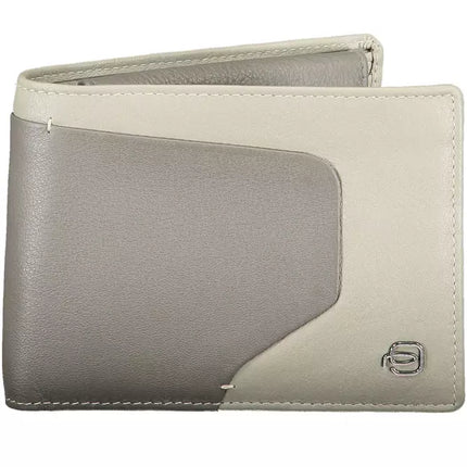 Sleek Bi-Fold Leather Wallet with RFID Block