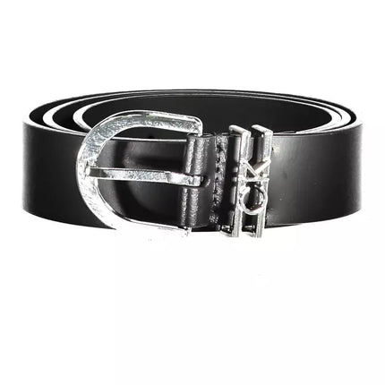 Black Leather Women Belt