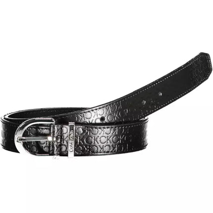 Black Leather Women Belt