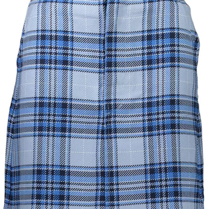 Light Blue Cotton Women Skirt