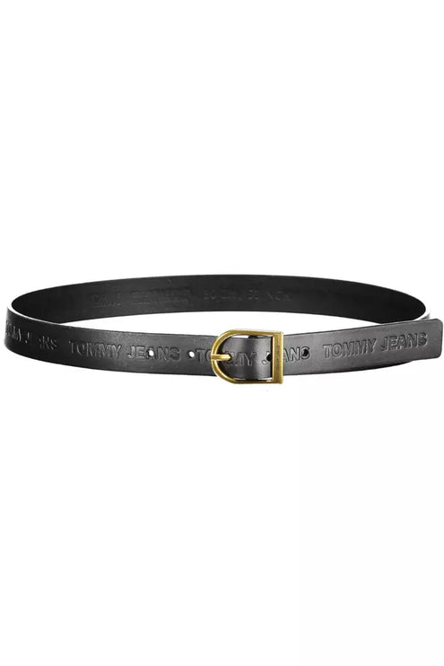 Black Leather Women Belt