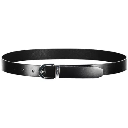 Black Polyester Women Belt